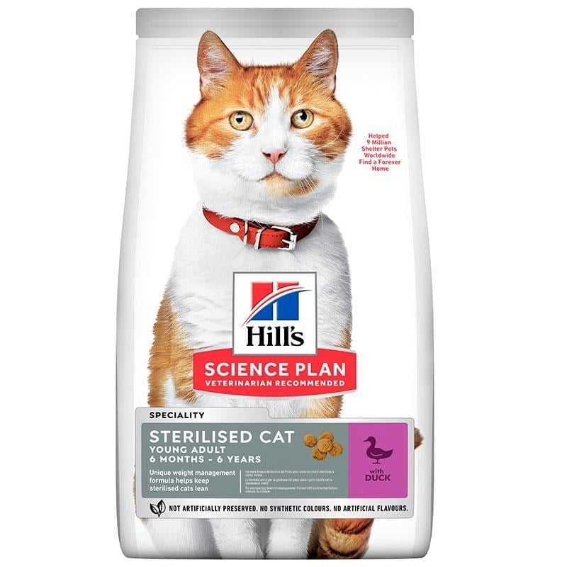 Hills Sterilised Kisirlastirilmis Ördekli Kedi Mamasi 1,5 Kg