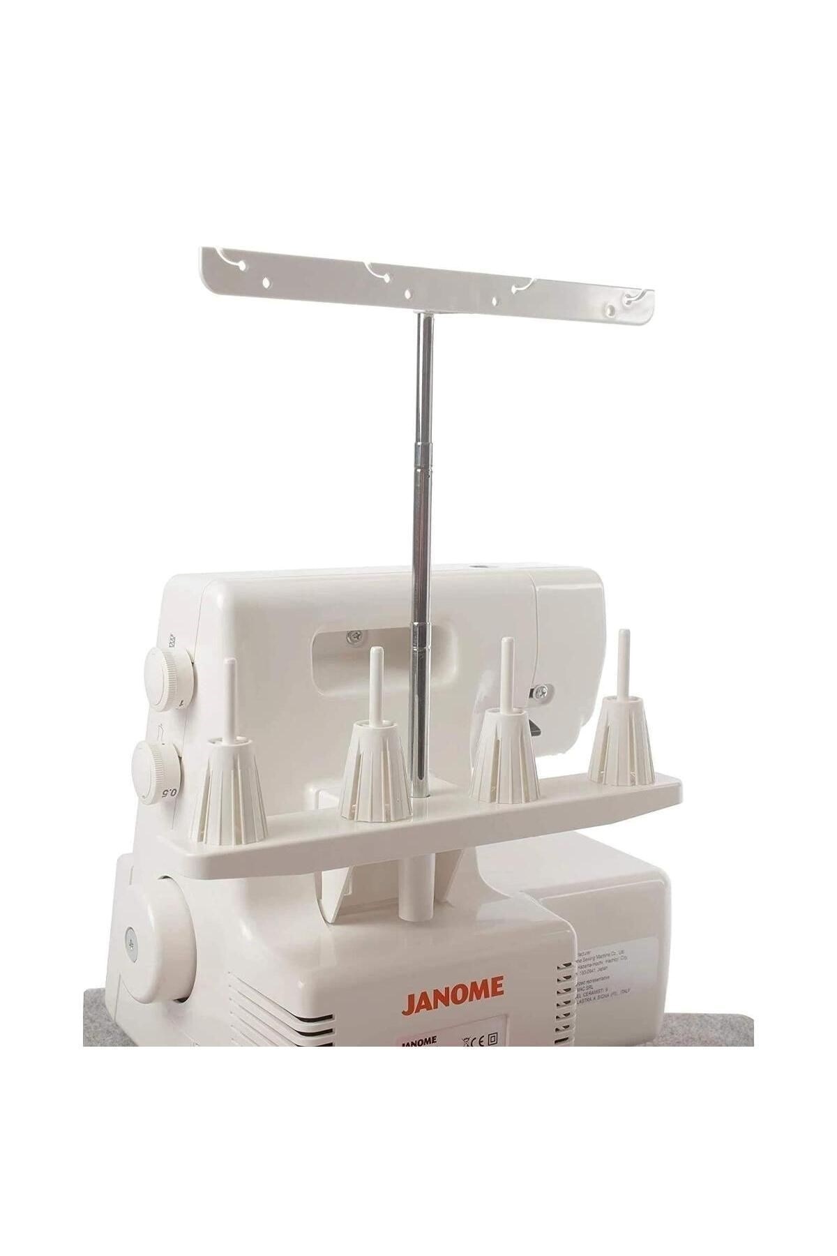 Janome Overlok Makinesi Taşınabilir Beyaz 8002D 