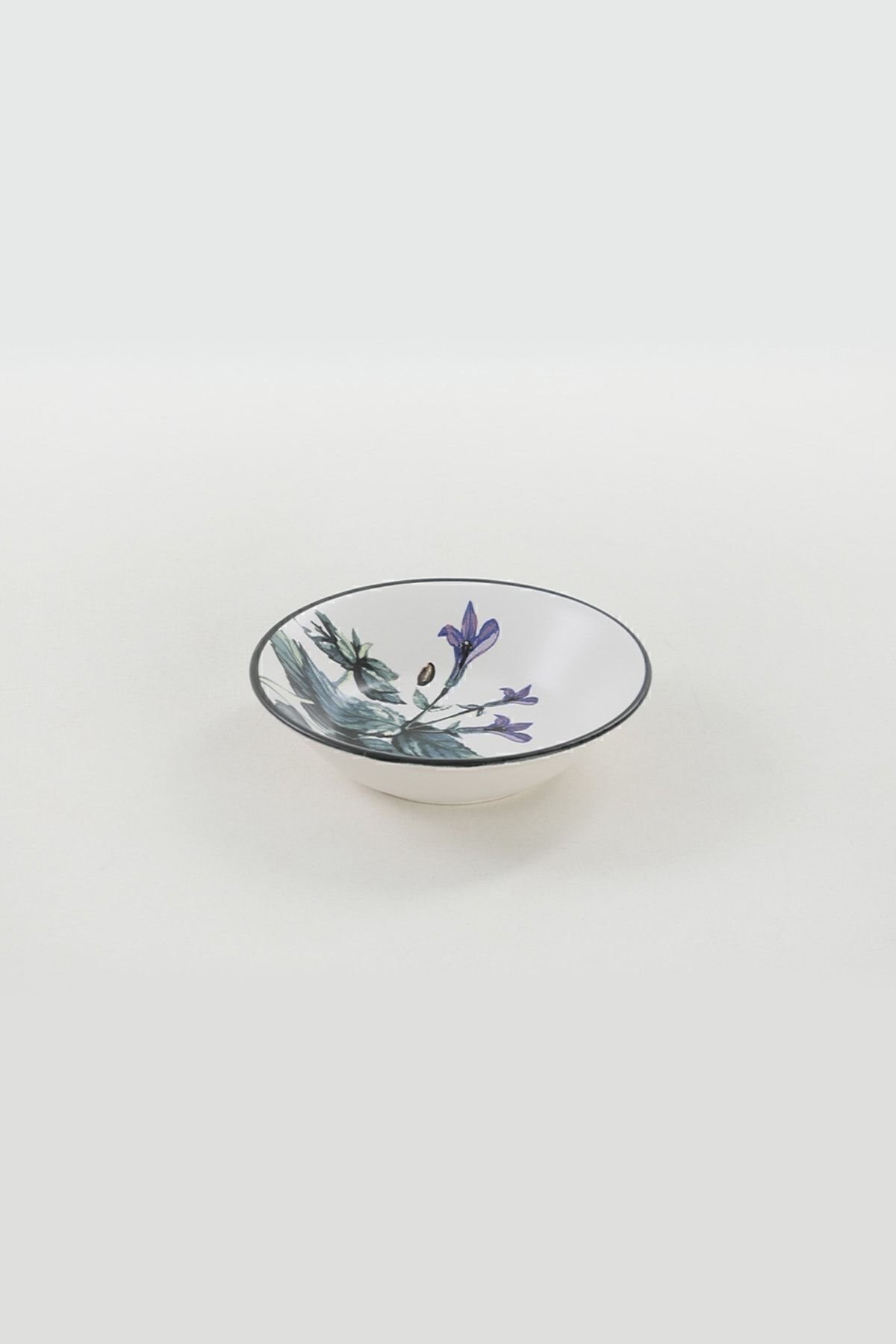 Keramika Çiçek Bahçesi Yemek Tabağı 18 Cm 6 Adet
