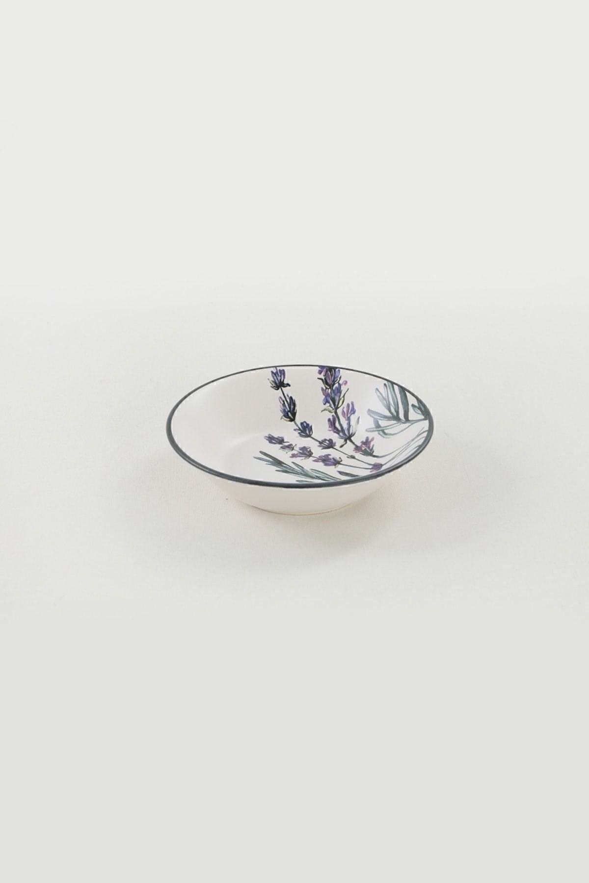 Keramika Çiçek Bahçesi Yemek Tabağı 18 Cm 6 Adet
