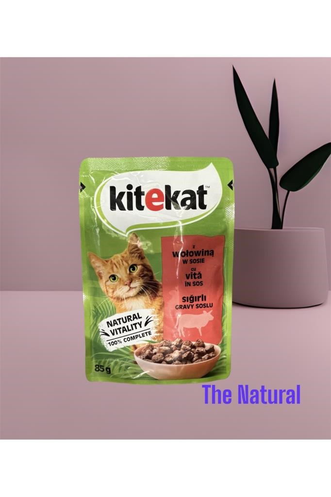 Kitekat Pouch Yaş Mama Sığır Etli 85 gr x 28 Adet