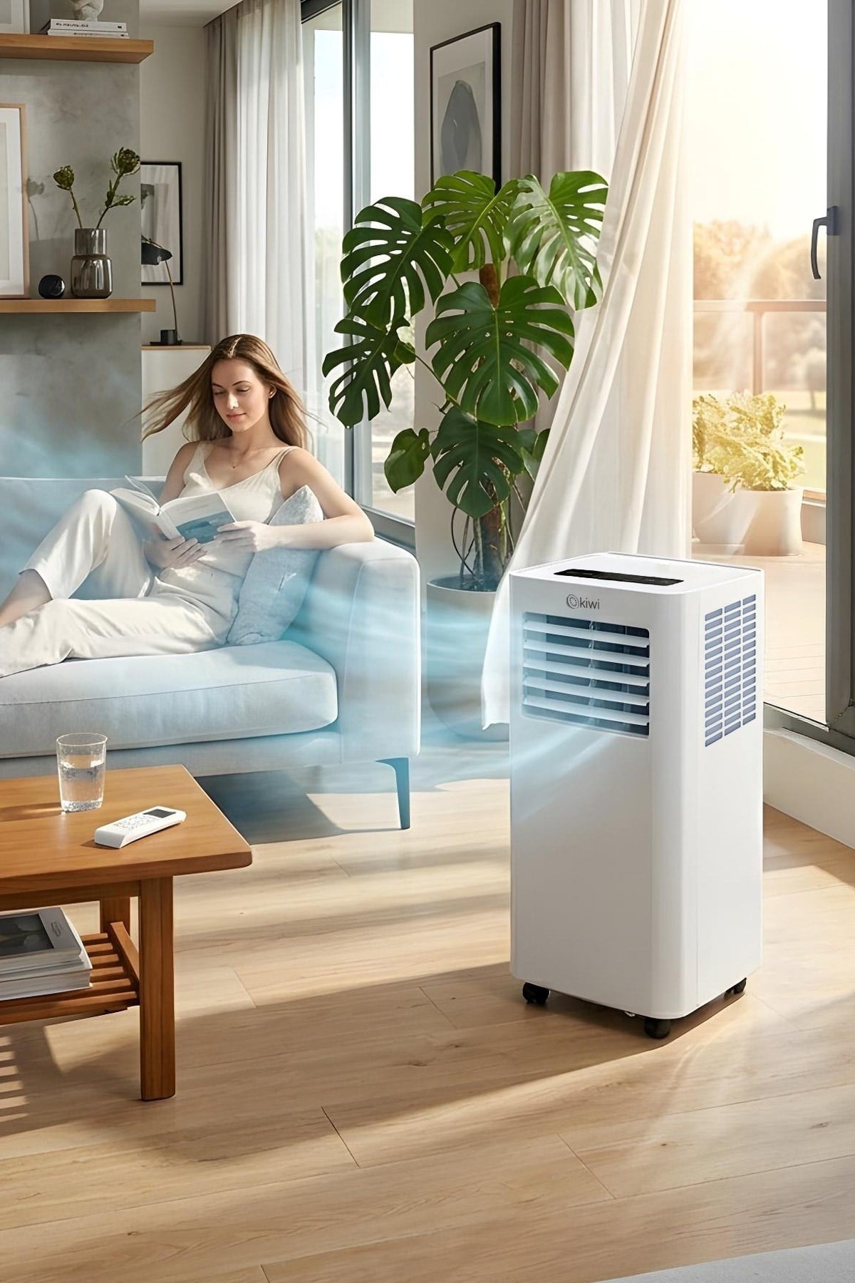 Kiwi KAC-7912 9000 BTU Kurulum Gerektirmeyen Portatif Klima