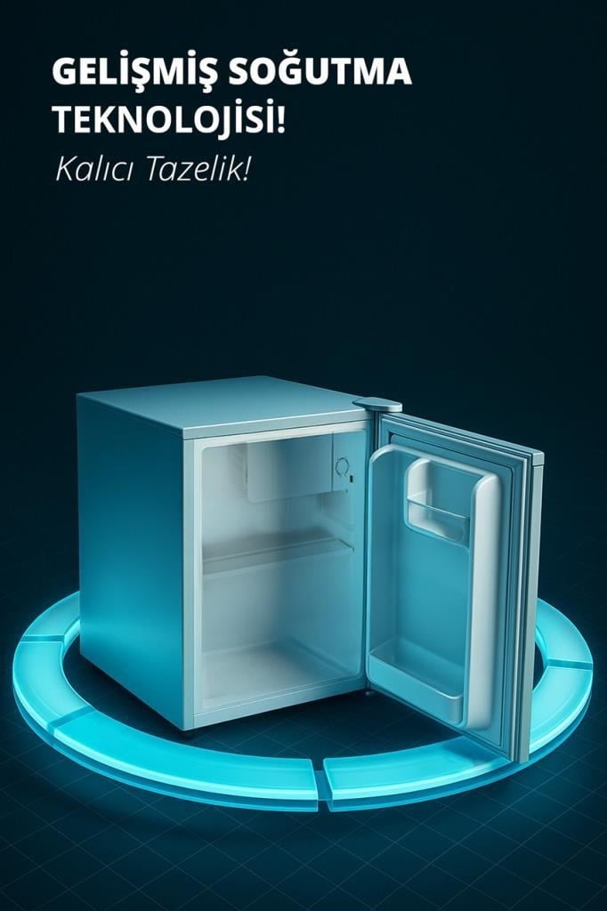 Kiwi KRF-2545 Mini Buzdolabı 45 Lt Kapasite & Enerji Tasarruflu