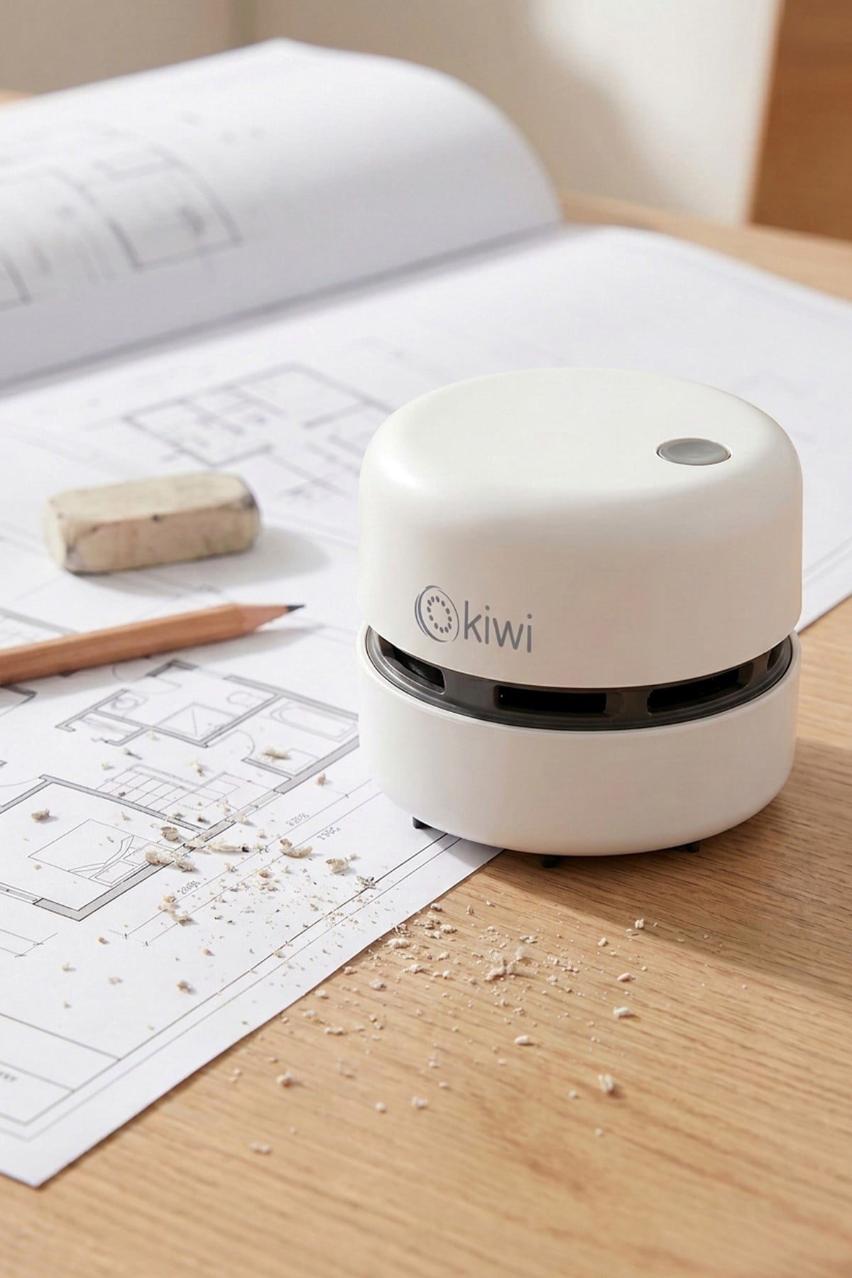 Kiwi Kvc-4001 Kablosuz Mini El Süpürgesi Pilli BEYAZ