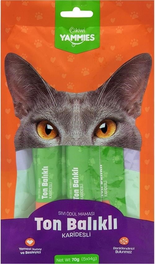 Kiwi Pets  Sıvı Kedi Ödül Maması 15 GR *80 ADET