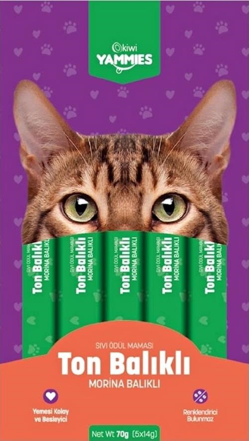 Kiwi Pets  Sıvı Kedi Ödül Maması 15 GR *80 ADET