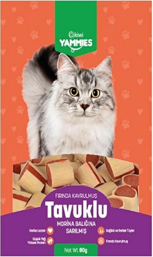 Kiwi Yammies Karışık Sıvı Kedi Ödül Maması*15 Paket