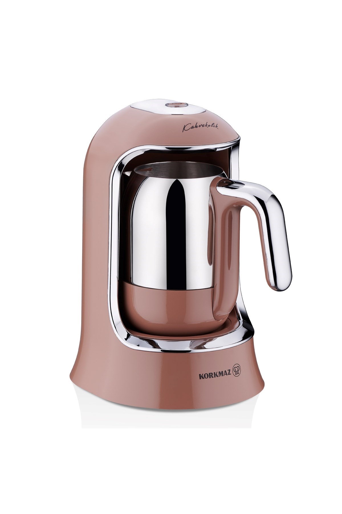 Korkmaz Kahvekolik Otomatik Kahve Makinesi Mocha Krom A860-17