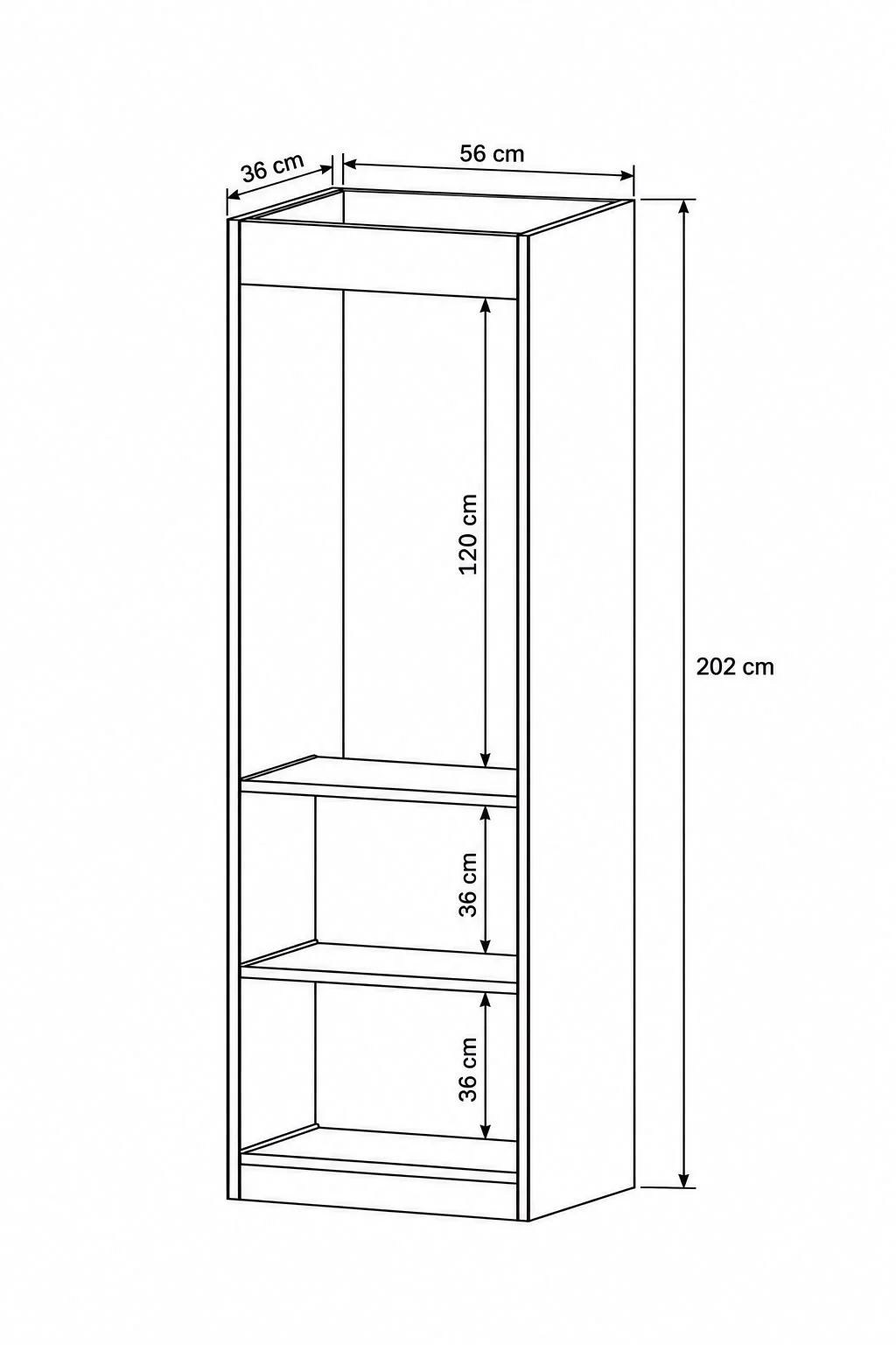 Kuzeylife Flower Çift MDF Kapaklı Kombi Dolabı