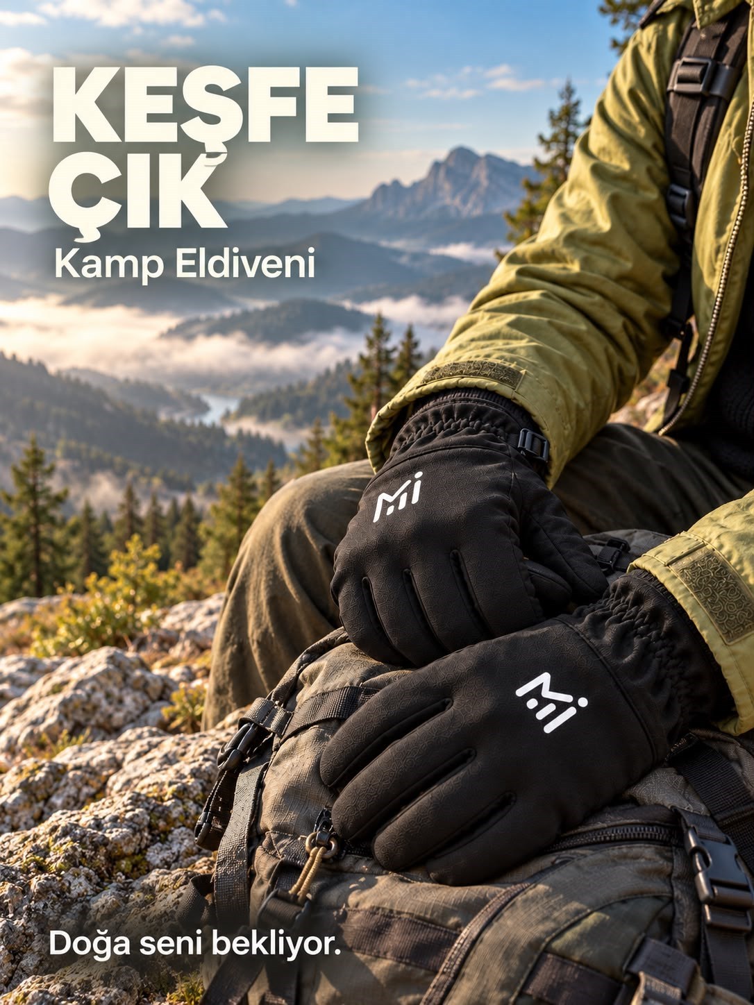 Kuzeylife Milo Windshield Vera Eldiven L