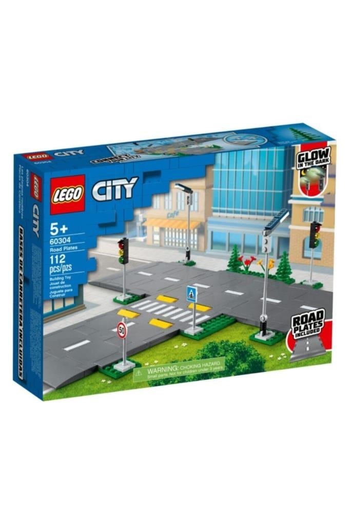 LEGO City Yol Zeminleri 60304 Yapım Seti; Çocuklar için Harika bir Yapım Seti (112P)