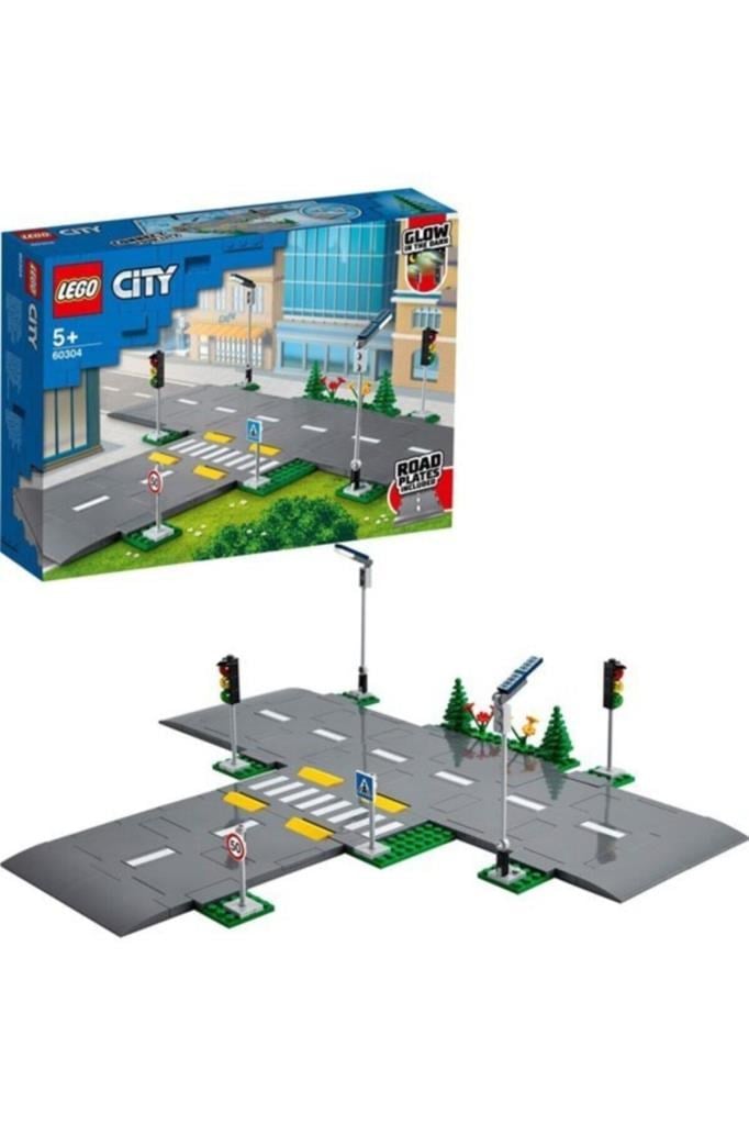 LEGO City Yol Zeminleri 60304 Yapım Seti; Çocuklar için Harika bir Yapım Seti (112P)