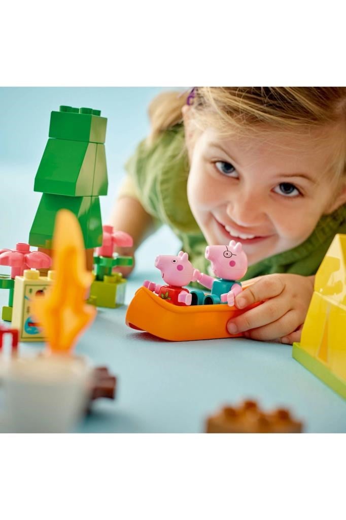 LEGO ® DUPLO® Peppa Pig Kamp Gezisi 10452 - 2+ Çocuklar için Yaratıcı Oyuncak Yapım Seti (32P)