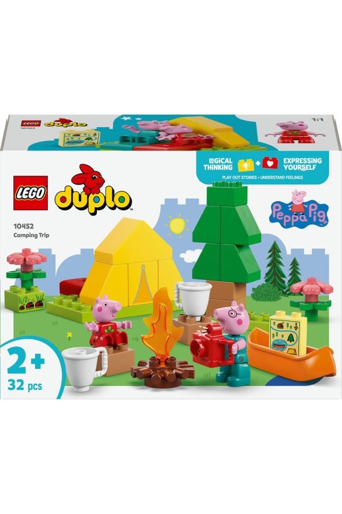 LEGO ® DUPLO® Peppa Pig Kamp Gezisi 10452 - 2+ Çocuklar için Yaratıcı Oyuncak Yapım Seti (32P)