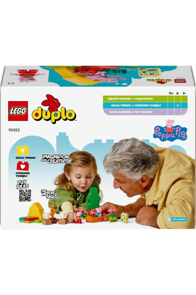 LEGO ® DUPLO® Peppa Pig Kamp Gezisi 10452 - 2+ Çocuklar için Yaratıcı Oyuncak Yapım Seti (32P)
