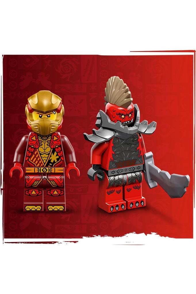 LEGO NINJAGO Kai’nin Ejderha Spinjitzu Topacı 71823 - 6+ Yaratıcı Oyuncak Yapım Seti (54P)