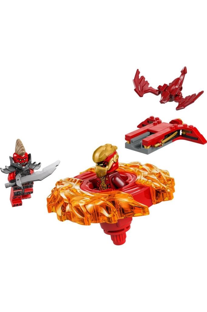 LEGO NINJAGO Kai’nin Ejderha Spinjitzu Topacı 71823 - 6+ Yaratıcı Oyuncak Yapım Seti (54P)