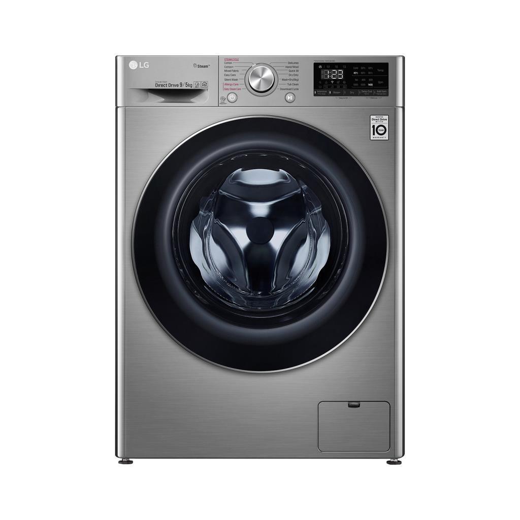 LG 9 Kg/5 Kg 1400 Devir Inox Kurutmalı Çamaşır Makinesi