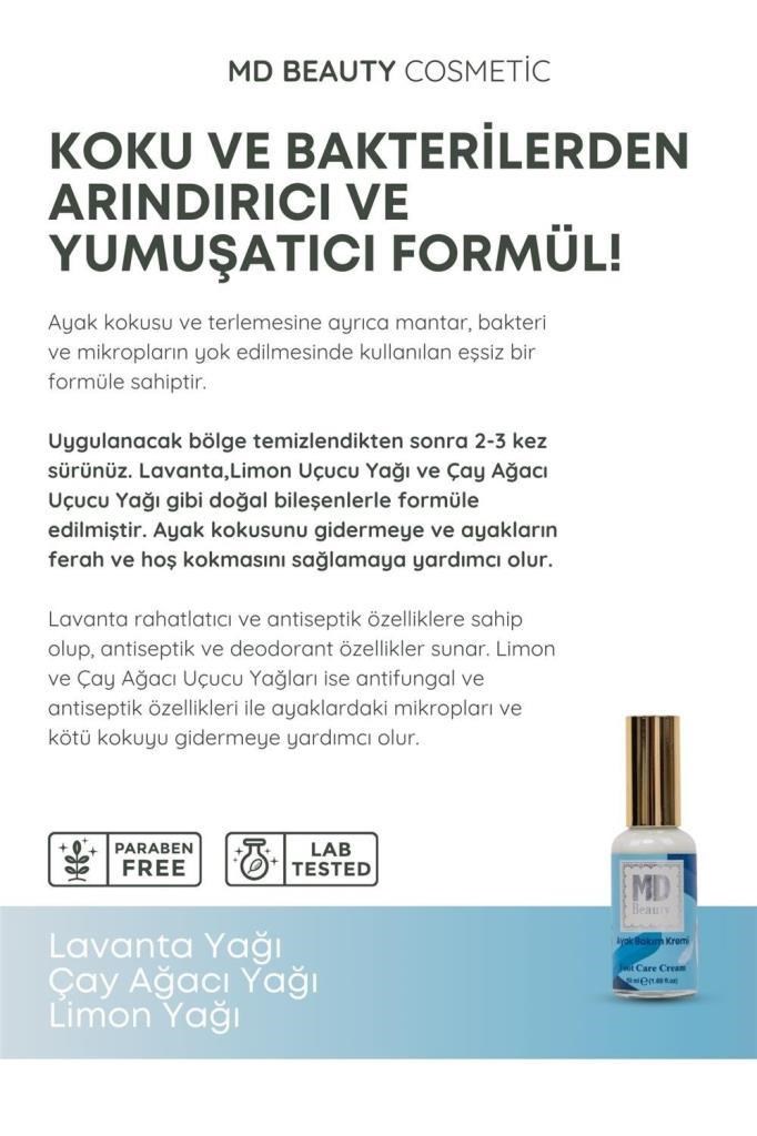 MD Beauty Ayak Kokusu Önleyici Krem