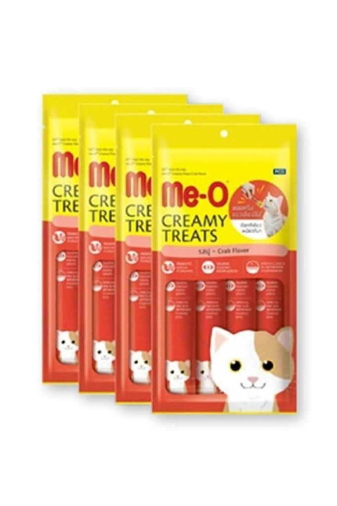 Me-O Kremalı Yengeçli Kedi Sıvı Ödül Maması 4
