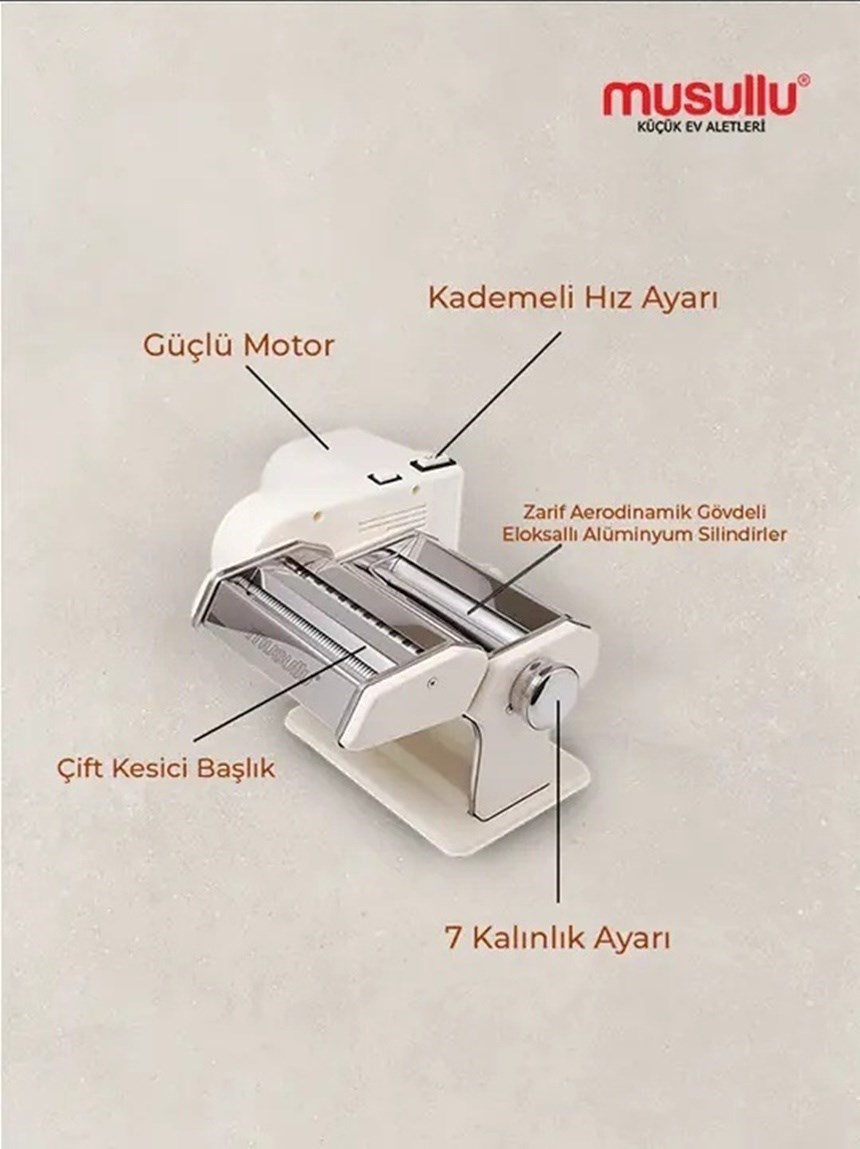 Musullu MS-E150 150 Elektrikli Erişte Makinesi
