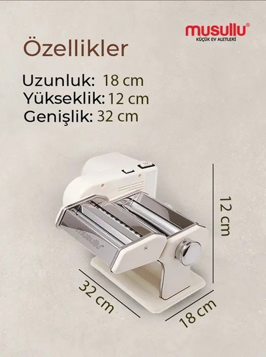 Musullu MS-E150 150 Elektrikli Erişte Makinesi