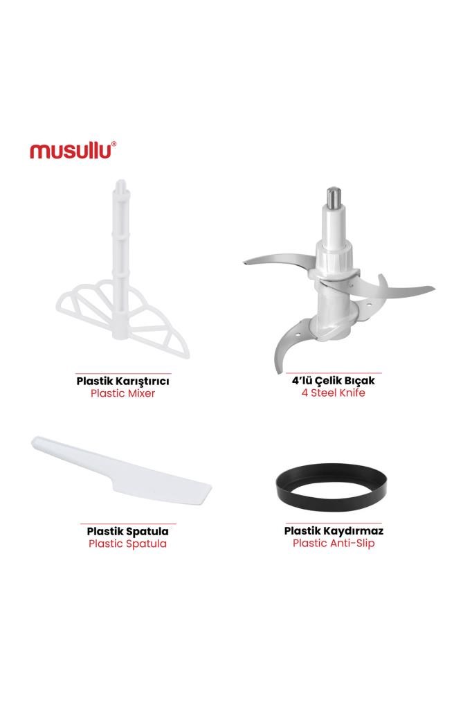 Musullu MSL-1221-2  Rondo Doğrayıcı 2 Lt