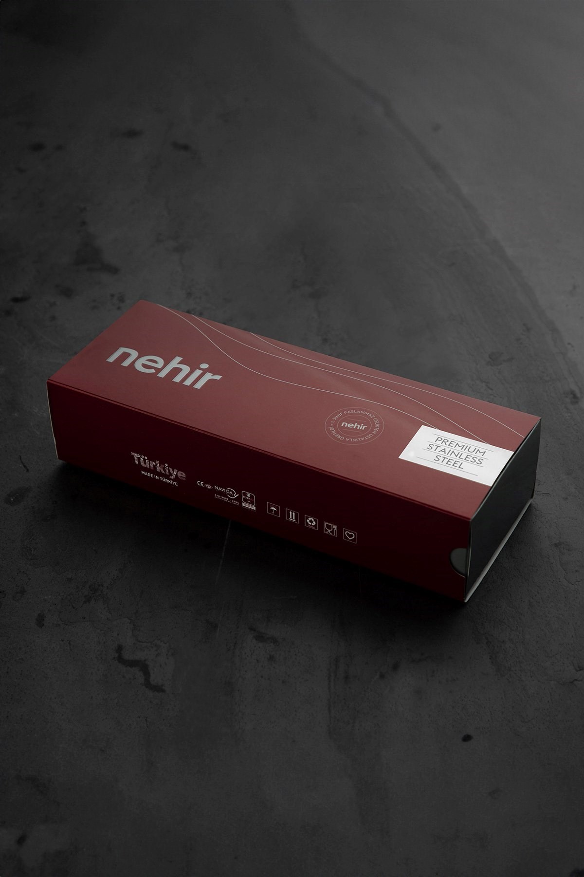 Nehir Lizbon Sade 5 Parça Paslanmaz Çelik Servis Takımı