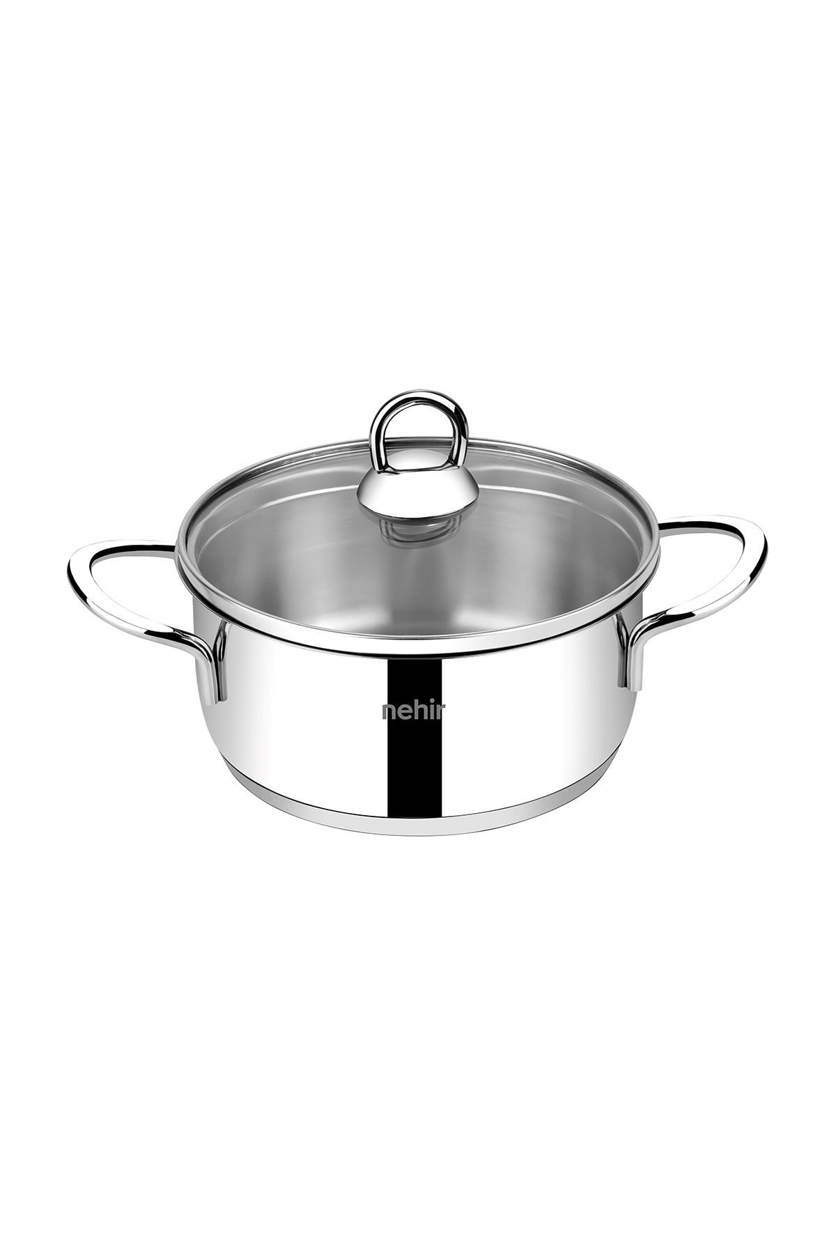 Nehir Silver 6 Parça Paslanmaz Çelik Mini Tencere Seti (12-14-16 cm)