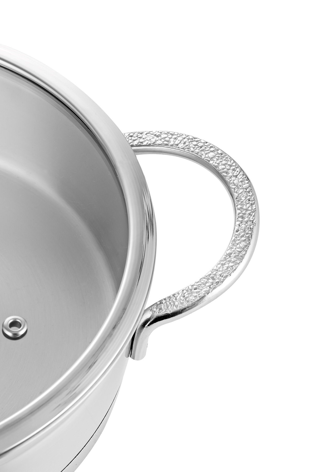Nehir Silver Mat Trend 26 cm Sığ Tencere