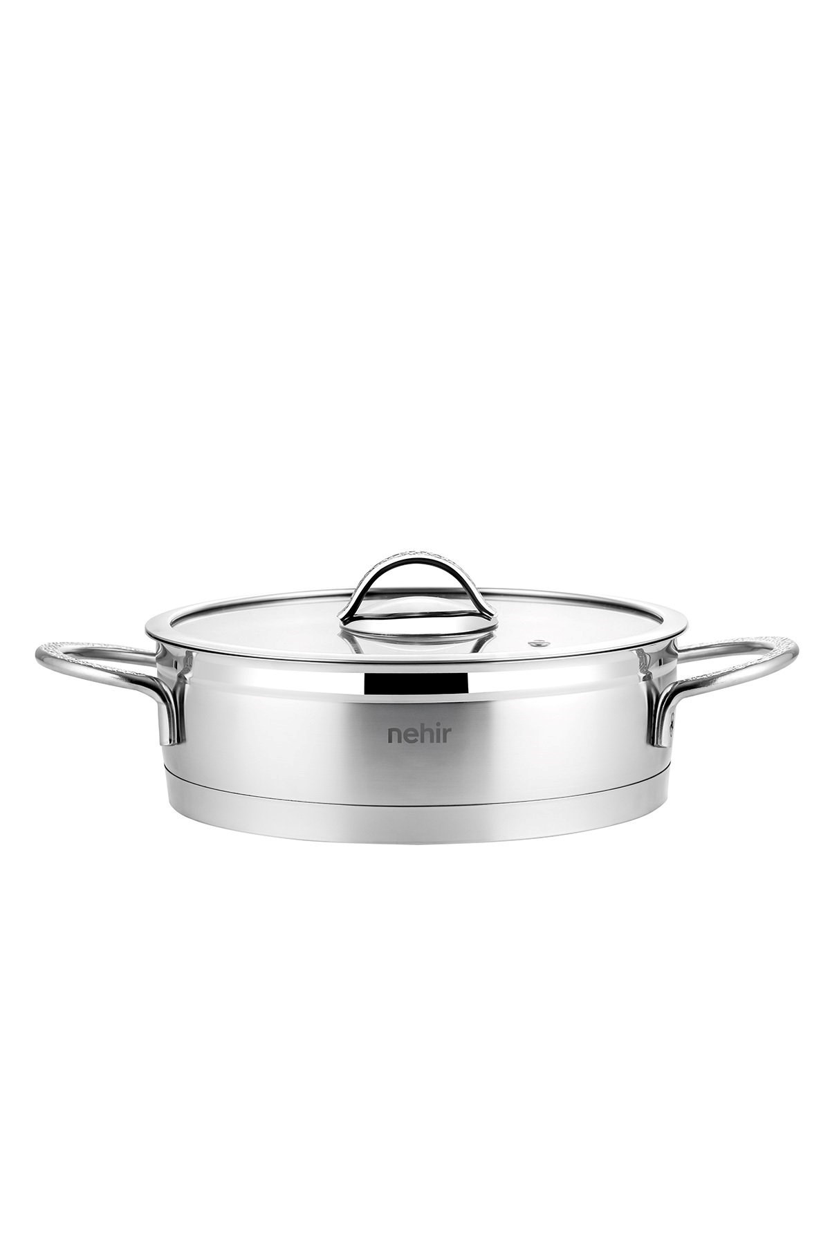Nehir Silver Mat Trend 26 cm Sığ Tencere