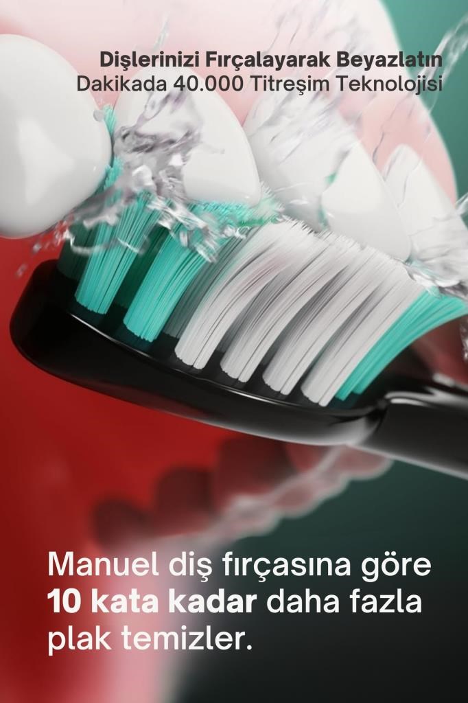 Neutron Şarjlı Sonik Şarjlı Pembe Diş Fırçası