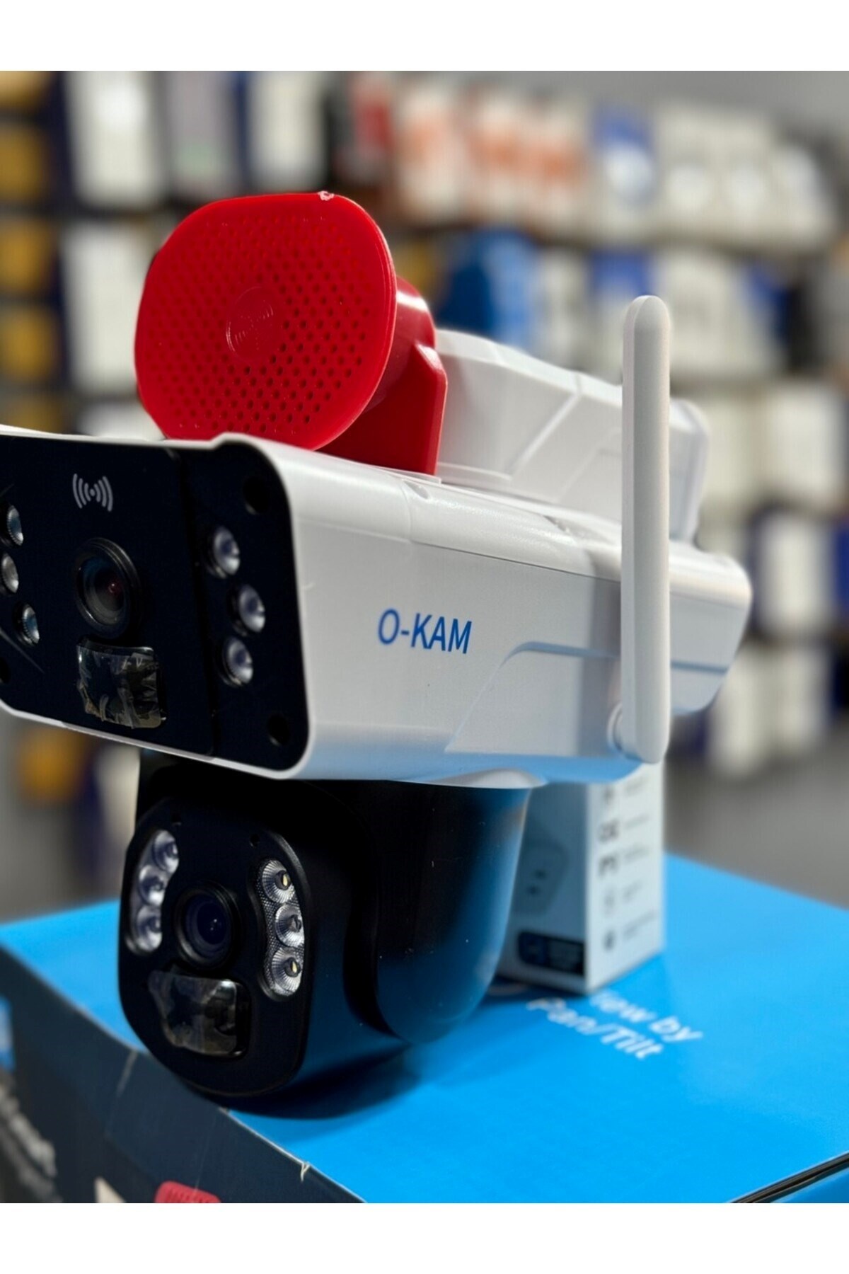 O-KAM 3915 4g 6mp Dual Lensli Güneş Enerjili Sim Kart Destekli Güvenlik Kamerası Sirenli Yeni Model