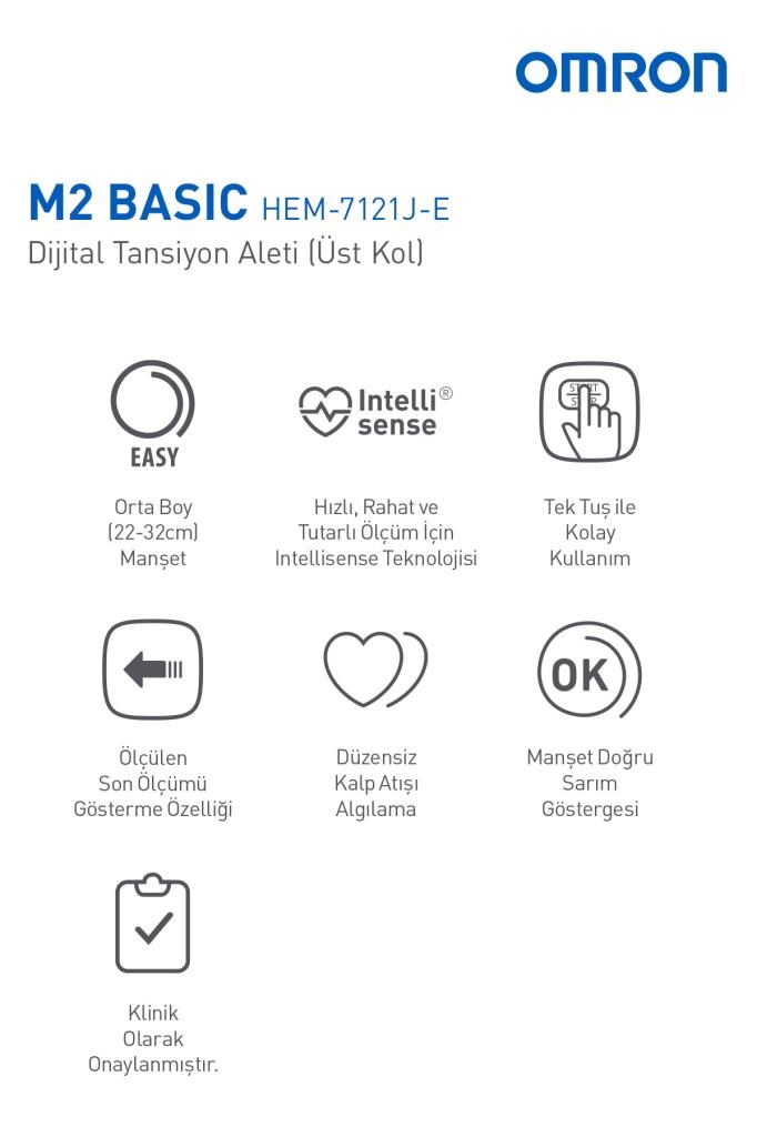 Omron M2 Basic Tansiyon Aleti 