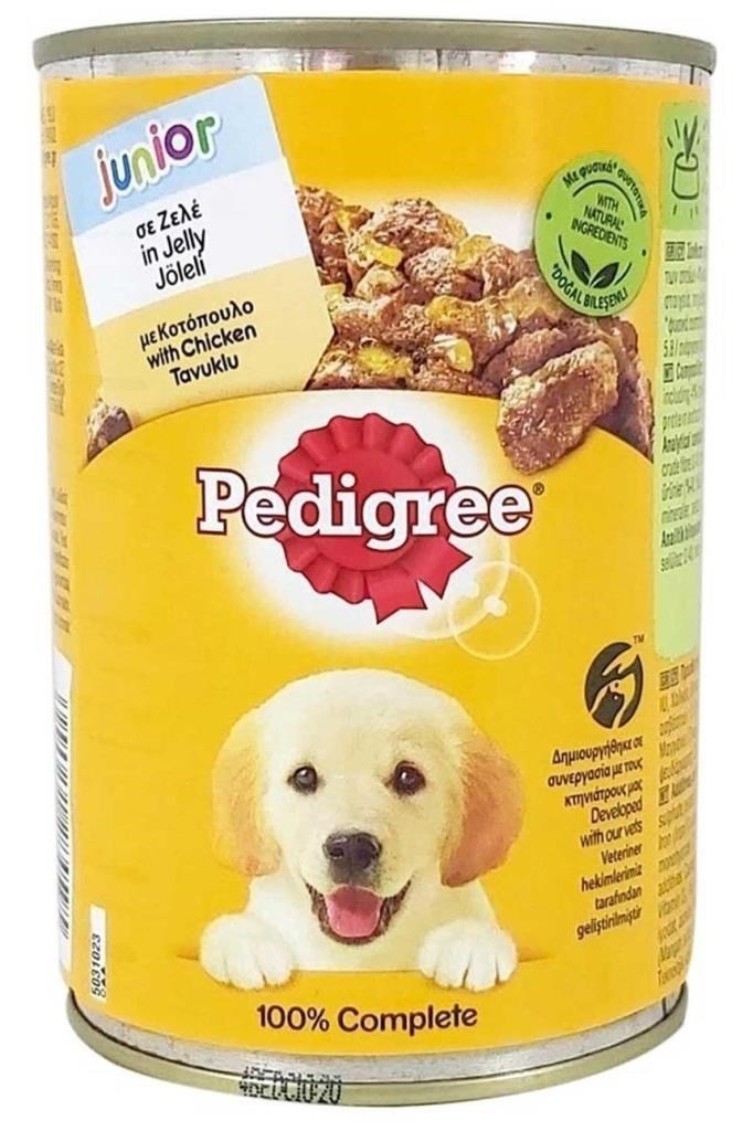 Pedigree Junior Tavuklu Yavru Konserve Köpek Maması 400 Gr