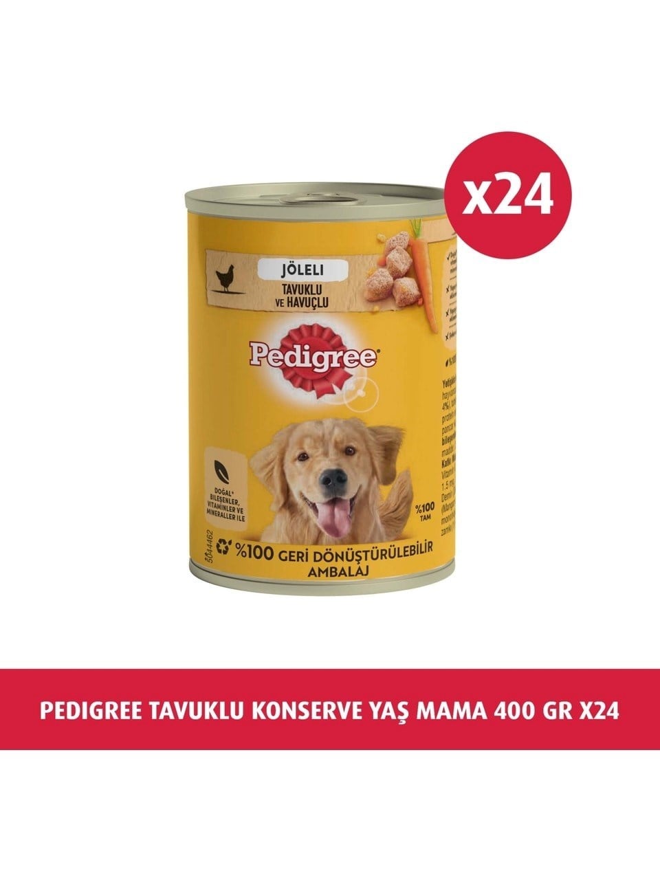 Pedigree Tavuklu 400 Gr 24X