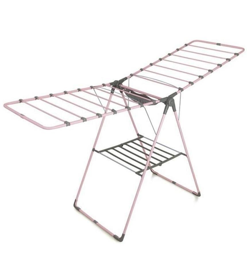 Perilla Isabella Çamaşır Kurutmalığı Sepetli Soft Pembe 57016