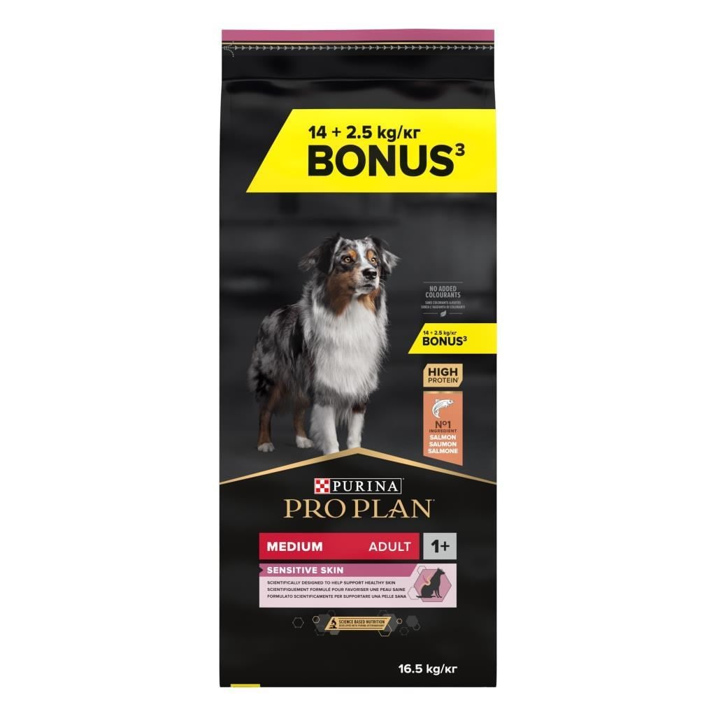 Pro Plan Adult Senstive Somonlu Pirinçli Yetişkin Köpek Maması 14 + 2,5 KG