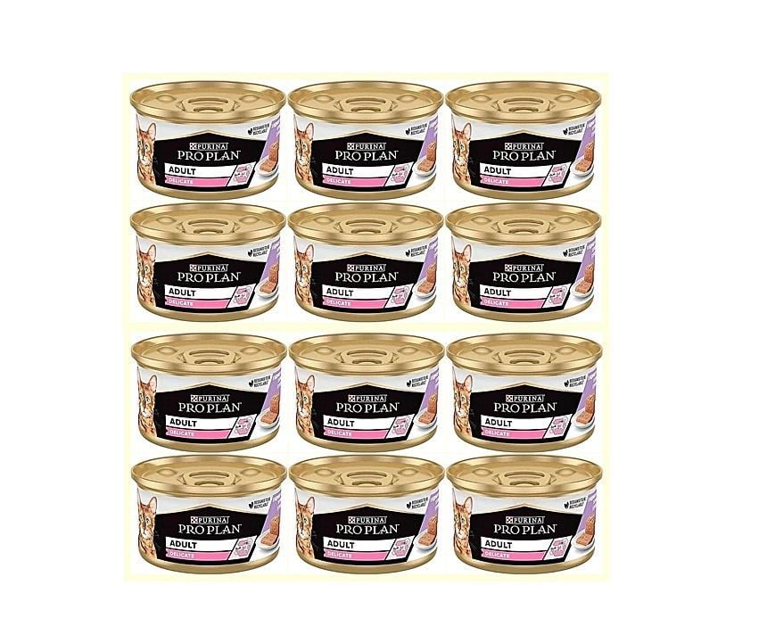 Pro Plan Delicate Hindili Kedi Konservesi 85 Gr X 12 Adet