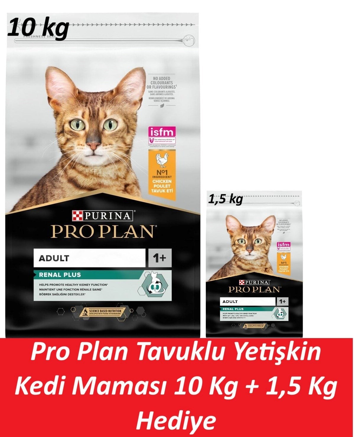 Pro Plan Tavuklu Yetişkin Kedi Maması 10 Kg + 1,5 Kg Hediye