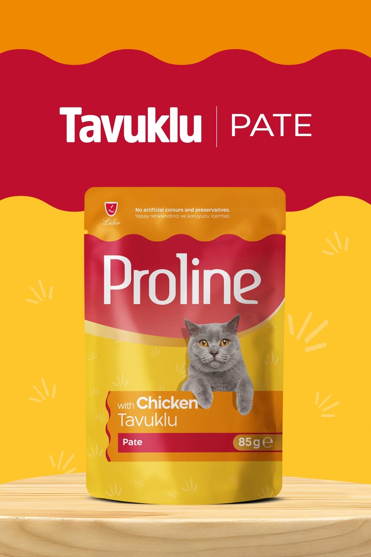 Proline Pouch Tavuklu Yaş Kedi Maması 24 x 85 gr