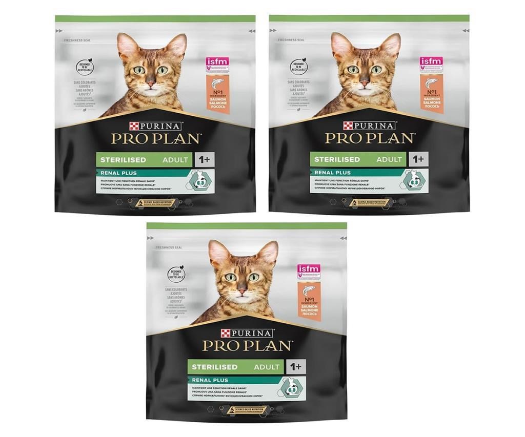 Proplan Sterilised Somon Kısır Kedi Maması 400 Gr*3 Adet