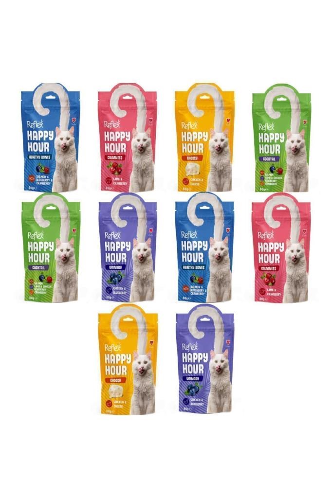 Reflex Happy Hour Kedi Ödülü 60gr Karışık - 20 Adet