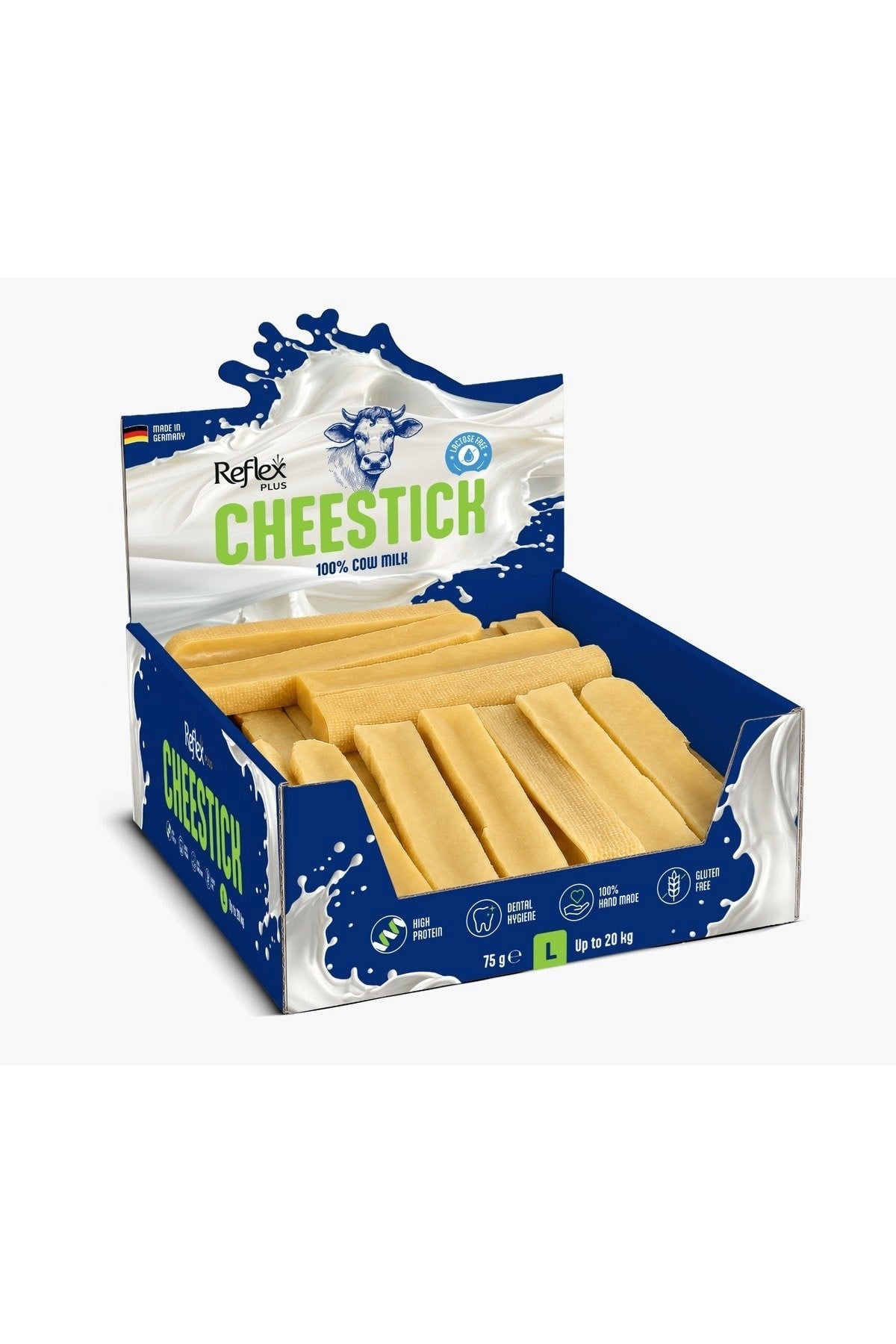 Reflex Plus Cheestick Peynir Çubuğu Köpek Ödül Maması 25*75 Gr (L)