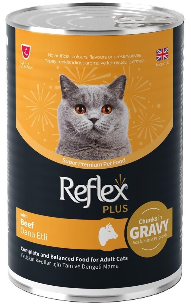 Reflex Plus KarışıkYetişkin Kedi Konservesi 400 Gr *28 ADET 