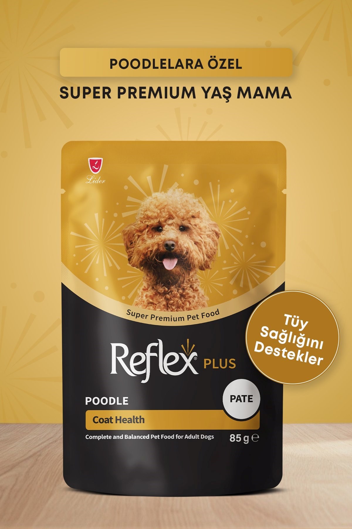 Reflex Plus Poodle Yetişkin Köpek Pouch Mama 85 Gr x 24 Adet