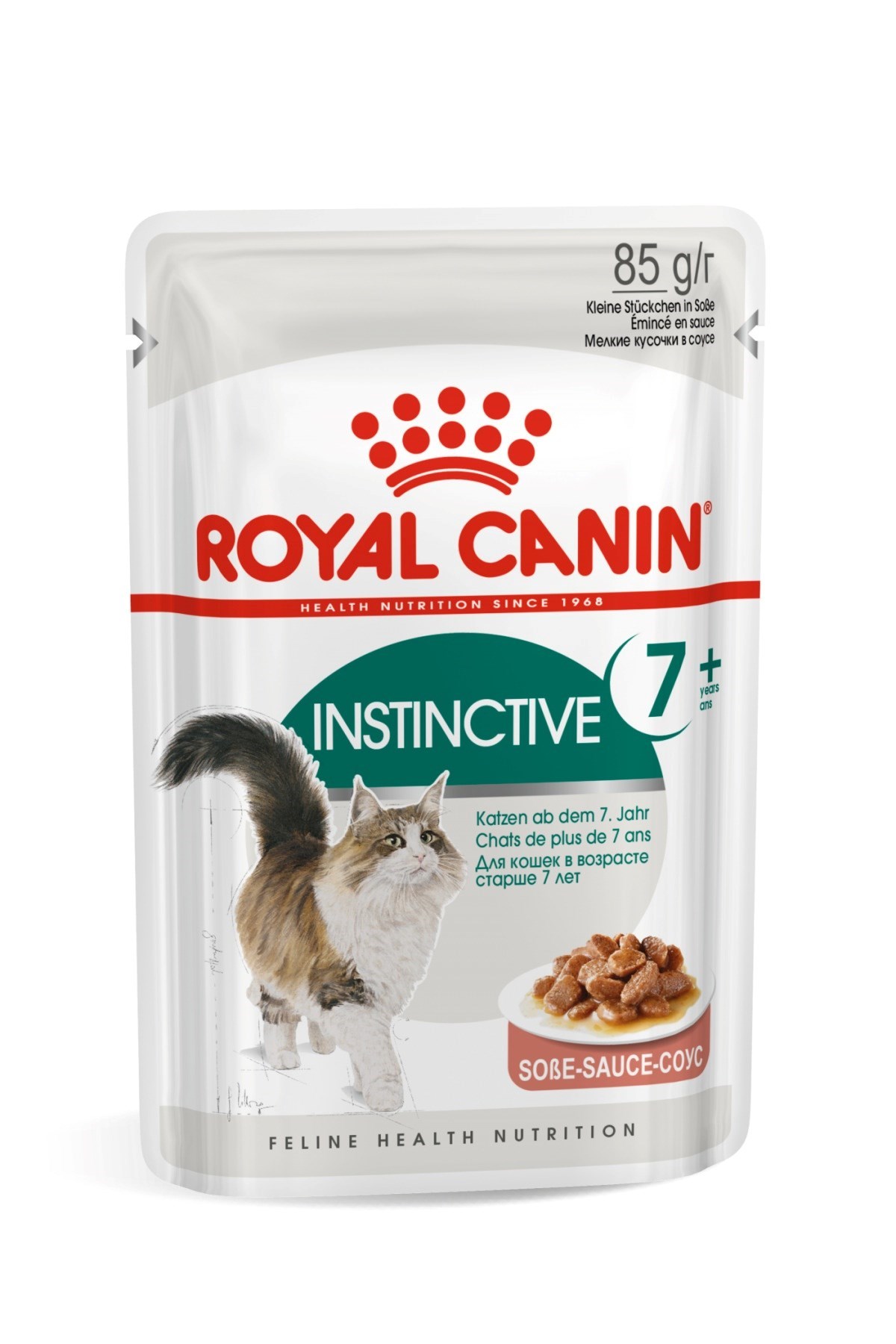 Royal Canin İnstinctive 7+ Gravy Pouch Yaşlı Kedi Konservesi 6 Adet 85 Gr