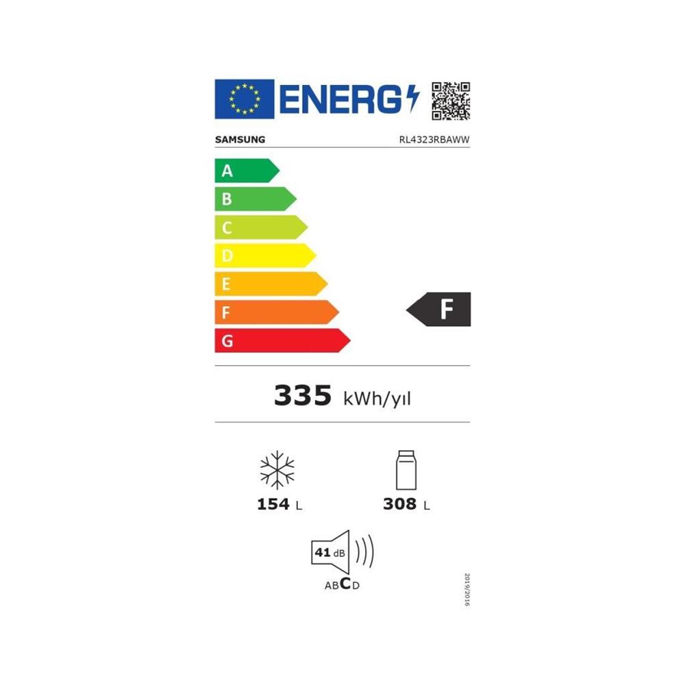 Samsung RL4323RBAWW 462 Lt Kombi No-Frost Buzdolap Beyaz