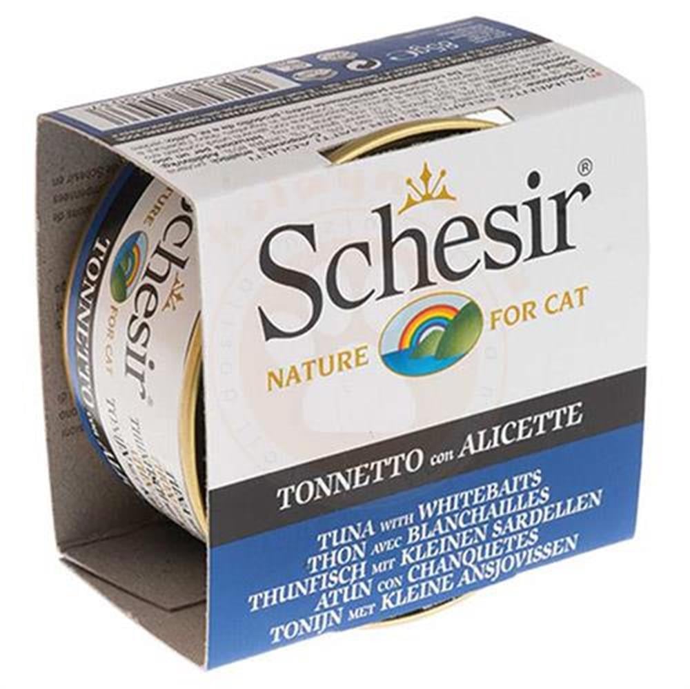 Schesir Ton  ve Ringa Balıklı Kedi Konservesi 85 Gr
