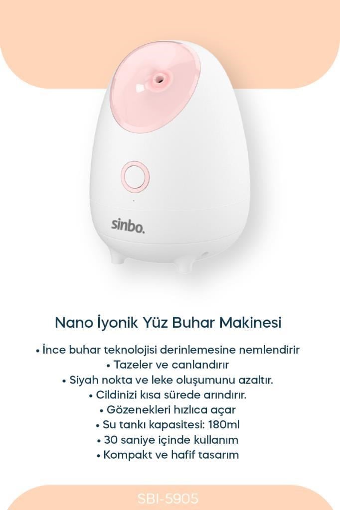 Sinbo 3’ü 1 Arada Yüz Bakım Seti Gözenek Temizleme + Peeling + Masaj